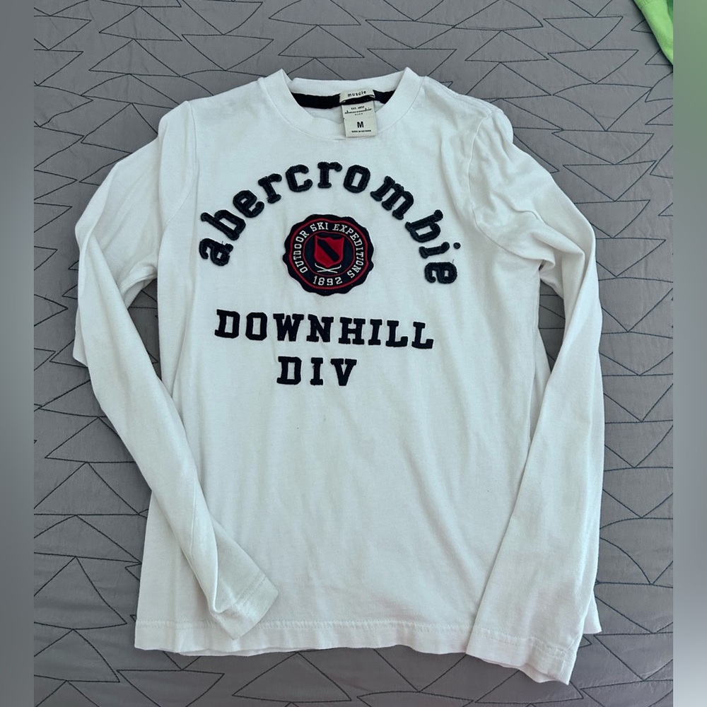 Abercrombie & Fitch kids boys long sleeve shirt size medium